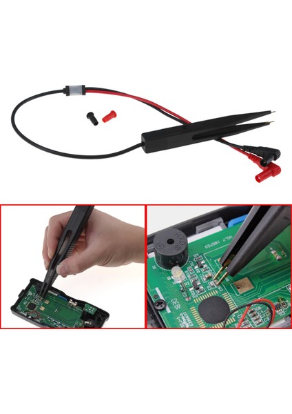 Smd Smt Çip Test Klipsi Multimetre Prob Cımbız Çok Amaçlı Test Aracı (Yurt Dışından)