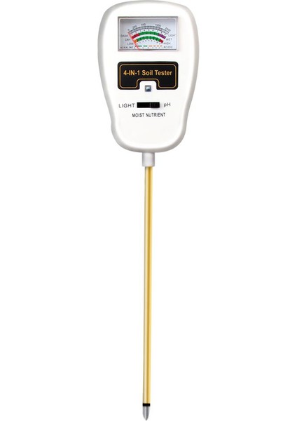 4'ü 1 Arada Toprak Nem Ölçer Ph Test Cihazı Nem Işık Besin Ölçer (Yurt Dışından) fırsatları