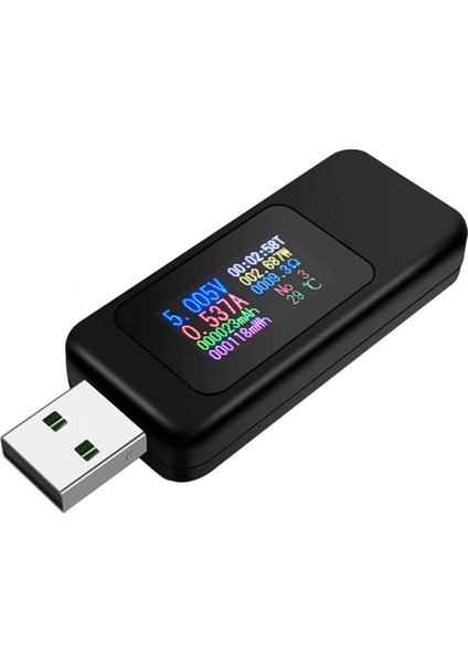 10'u 1 Arada USB Test Cihazı Dc Dijital Voltmetre Amperimetro Voltaj Ölçer (Yurt Dışından)