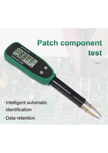 Akıllı Smd Test Cihazı Multimetre Otomatik Aralık Kapasitans Direnç Diyot (Yurt Dışından)