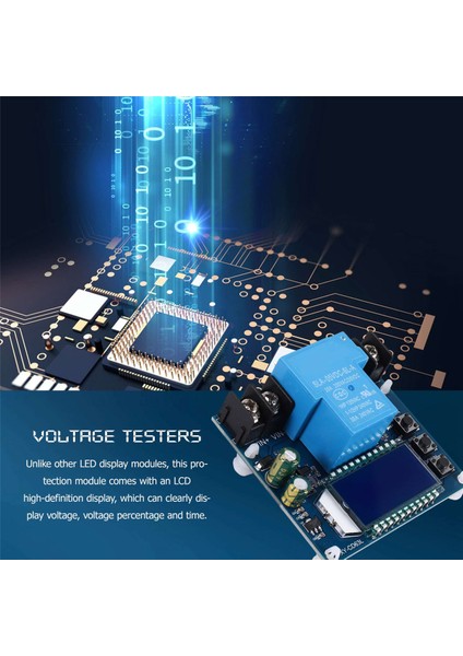 Kurşun Asit Lityum Pil Için Dc 6V-60V Düşük Voltaj Koruyucusu (Yurt Dışından) fırsatları