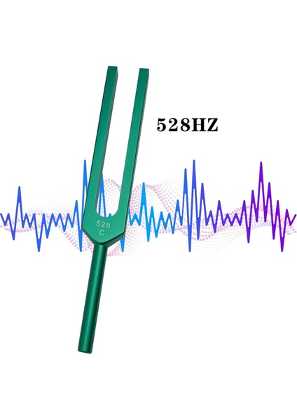 Diyapazon, 528 Hz Şifa Çakrası Için Diyapazon, Yeşil (Yurt Dışından)