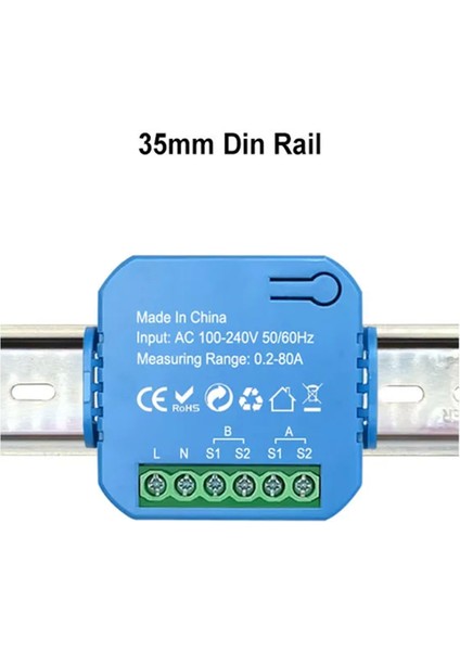 Tuya Akıllı Zigbee Enerji Ölçer Çift Yönlü (1ct) (Yurt Dışından)
