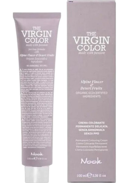 Virgin Color Amonyaksız Saç Boyası 100 ml Koyu Kumral Bakır 6.4