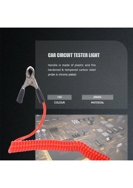 Test Işığı 2 Adet, 6V-24V Dc Araba Devre Test Cihazı (Yurt Dışından)