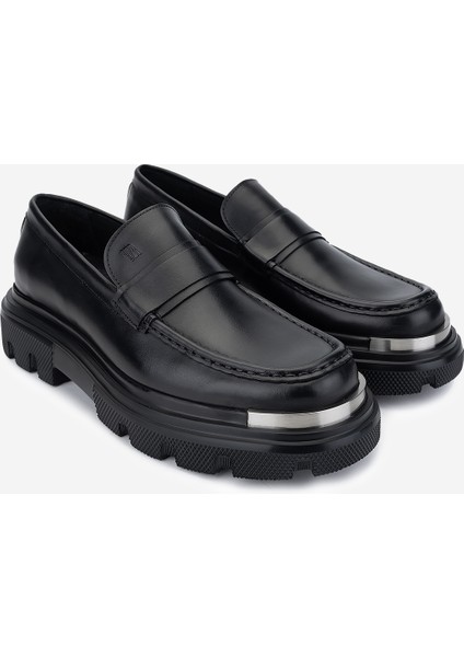 Erkek Deri Siyah Analin Loafer Ayakkabı 381 20353 Erk Ayk Sk24-25 Siyah Anl fiyatları