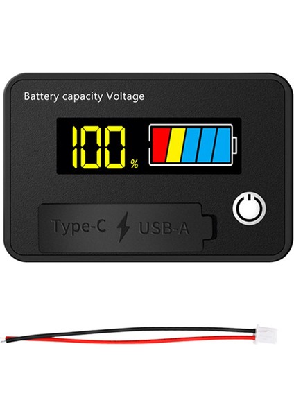 Dc 8-30V LCD Dijital Akü Voltmetre Kapasite Göstergesi, B (Yurt Dışından) modelleri