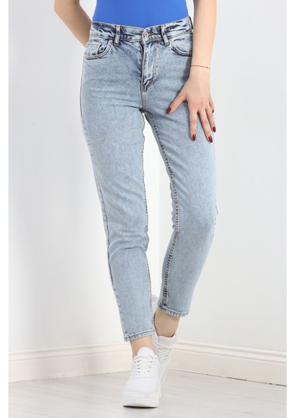 Mom Boyfriend Jeans Buzrenkli new