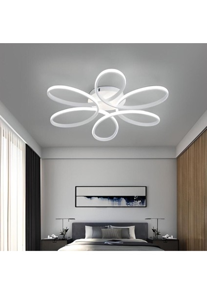 Papatya Model LED 50 cm , Tavan Lambası, Modern Ayınlatma, Dekoratif Şık Avize
