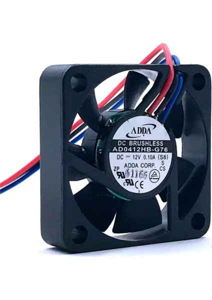 40X40X10MM 12V 0,08A 2 Kablo Fan AD0412MB-G76