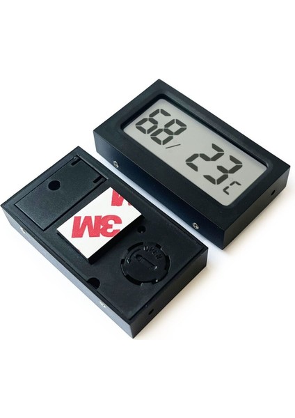 Dijital Nem Ölçer Termometre (Siyah) fiyatları