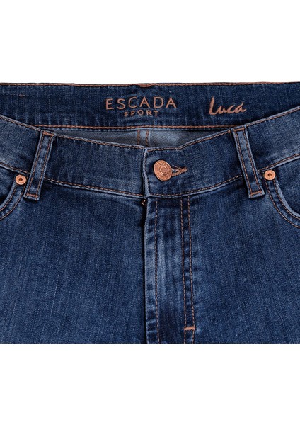 Sport Dar Paça Normal Bel Mavi Pamuklu Jean Pantolon modelleri