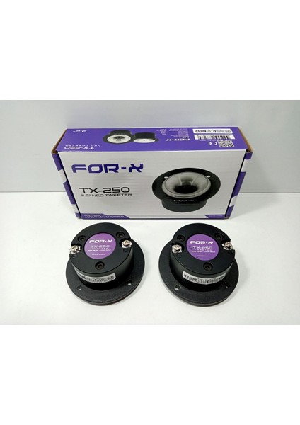 Dome Tweeter 8cm – 100W 50RMS For-X TX-250 8cm Dome Tiz