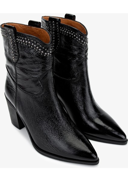 Kadın Siyah Topuklu Bot 1072 Z-9727 Bn Bot SK24-25 Sıyah fiyatları