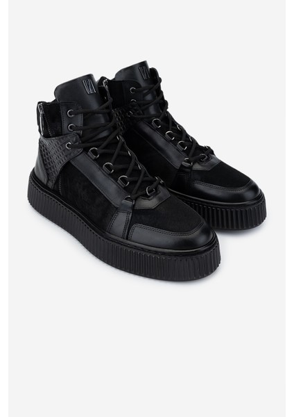 Erkek Hakiki Deri Siyah Casual Bot 352 21576 Erk Bot SK24-25 Sıyah fiyatları