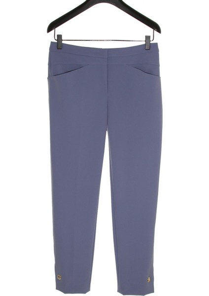 Zımba Detaylı Boru Paça Likralı Klasik Pantolon