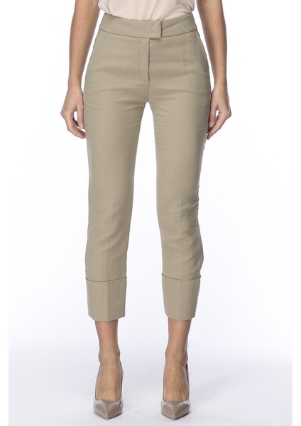 Katlı Paça Cepli Dar Kesim Pamuklu Pantolon fiyatları