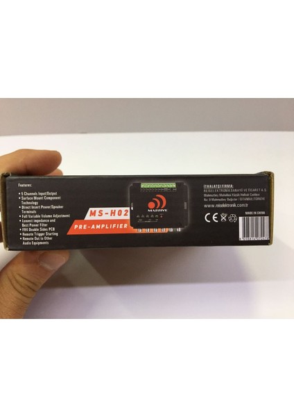 Massive MS-H02 5 Kanal Profesyonel Deck Çevirici Amfi Çıkışı fırsatları