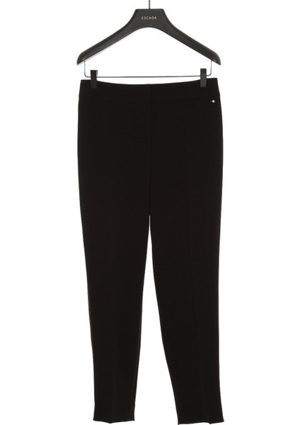 Kısa Dar Paça Dikişli Siyah Klasik Pantolon modelleri