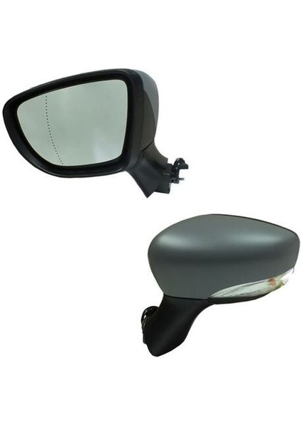 1014343 Dış Dikiz Aynası Sol Clio 17 Elektrikli Katlanır Isıtmalı Sinyalli Astarlı Asferik VM-6126EBPAL 963024349R
