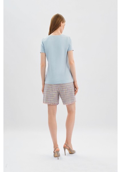 Sport Yuvarlak Yaka Basic Pamuklu T-Shirt modelleri