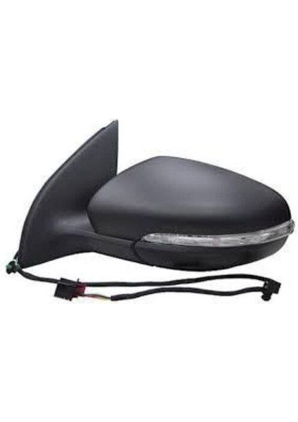 E-3237 Dış Dikiz Aynası Golf Vı Elektrikli Ayna 08 12 Astarlı Sinyalli Kör Noktalı Sol 5K0857507N