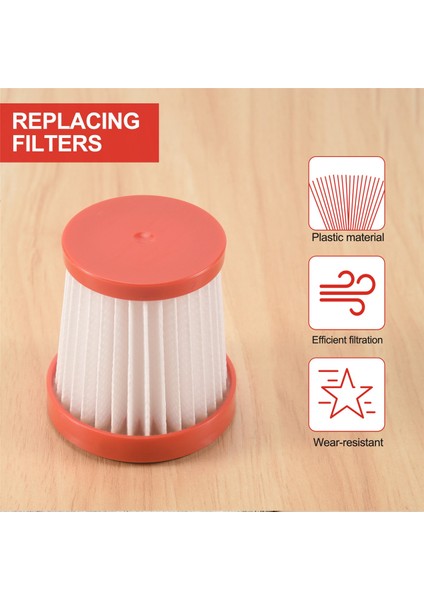 Deerma VC01 El Tipi Elektrikli Süpürge Aksesuarları Için 2 Adet Filtre (Yurt Dışından)