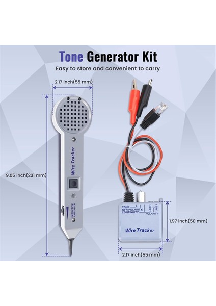 Ton Jeneratör Seti, Tel Izleyici Devre Test Cihazı, Ton ve Prob Seti (Yurt Dışından)