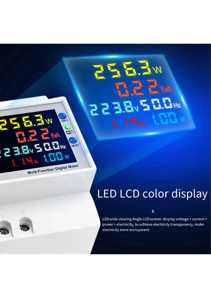 Tuya Wifi Akıllı Dijital Ekranlı Elektrik Sayacı A (Yurt Dışından) modelleri