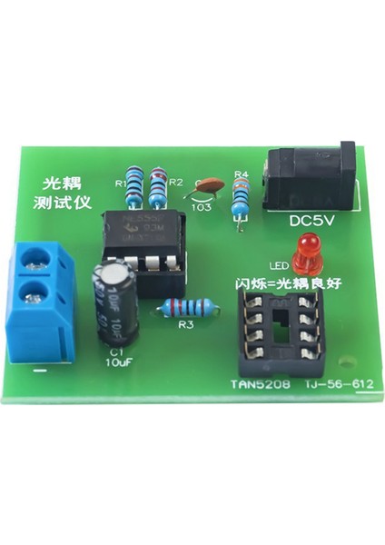 Optocoupler Test Kiti 555 Dc Kablolu Uygulama Devre Kartı (Yurt Dışından)
