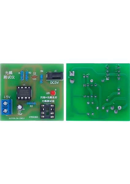 Optocoupler Test Kiti 555 Dc Kablolu Uygulama Devre Kartı (Yurt Dışından)