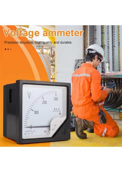 6l2 Voltmetre Ac 300V Işaretçi Tip Voltaj Ölçer Mekanik Başlık (Yurt Dışından)