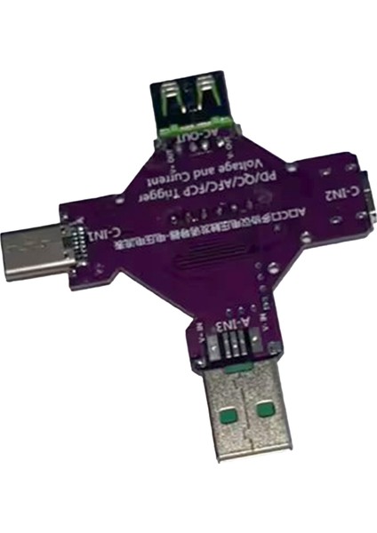 Pd3.0 Protokolü Hızlı Şarj Tetikleyici Aldatmaca Voltmetre Dedektör Modülü (Yurt Dışından)