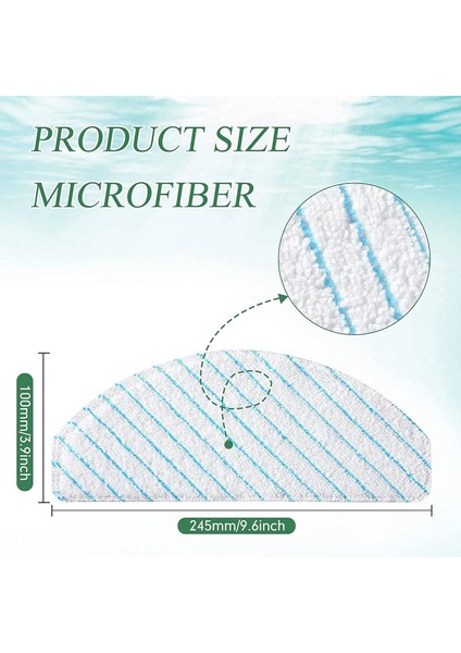 Ecovacs T9 T9+ T8 T8+ T8 Aıvı N8 N8 Pro Robot Için 100 Adet Mop Pedleri (Yurt Dışından) modelleri