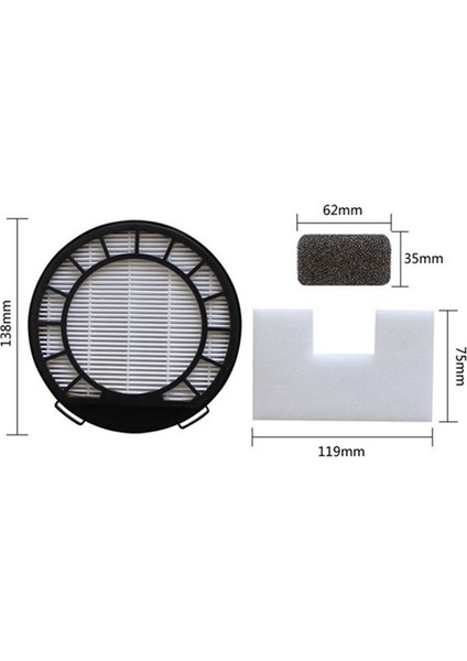 Vax C87-VC-B Tip 69 Elektrikli Süpürge Için Ön Motor+Son Filtre (Yurt Dışından)