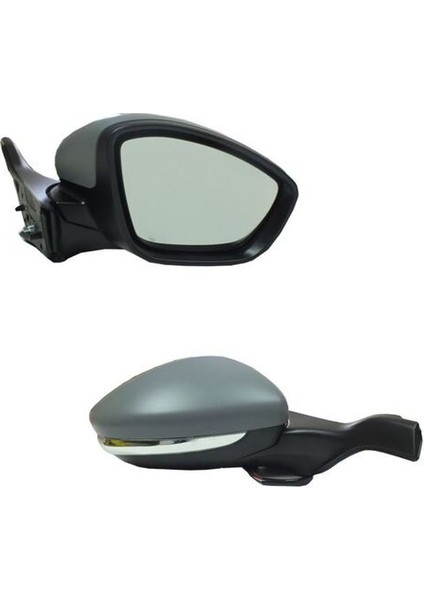 E-0914 Dış Dikiz Aynası 208 Elektrikli Ayna 12 20 Astarlı Sinyalli Sensörlü Sağ 1611240080