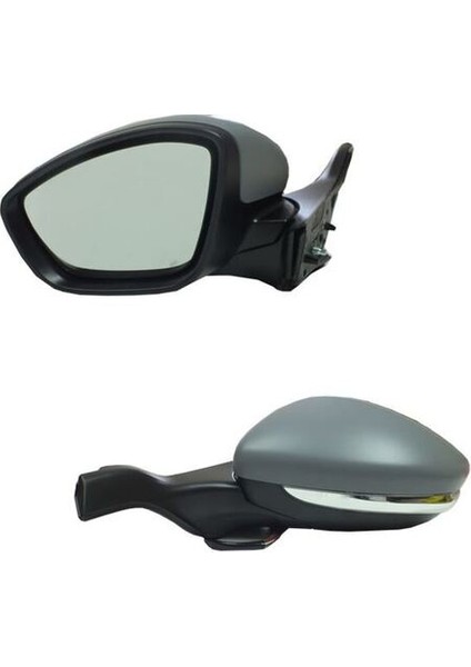 E-0913 Dış Dikiz Aynası 208 Elektrikli Ayna 12 20 Astarlı Sinyalli Sol 1611240080