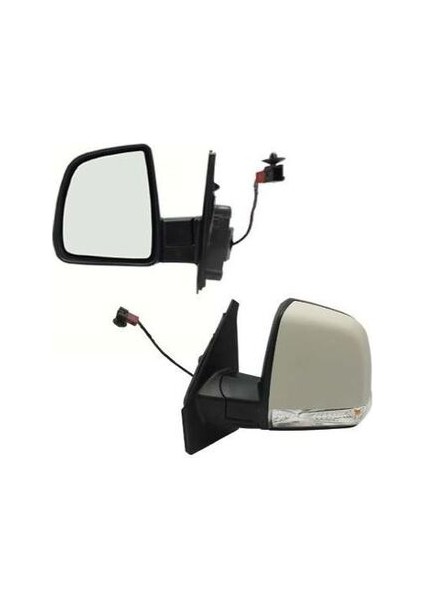 E-3661 Dış Dikiz Aynası Eleketrıklı Sinyalli Tek Camlı Astarlı Sol Doblo 10- 735528039