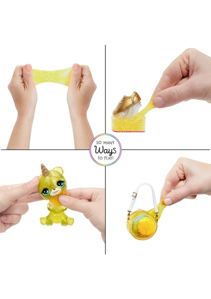 High Fashion Slime ve Evcil Hayvanlı Bebek - Sunny (Sarı)