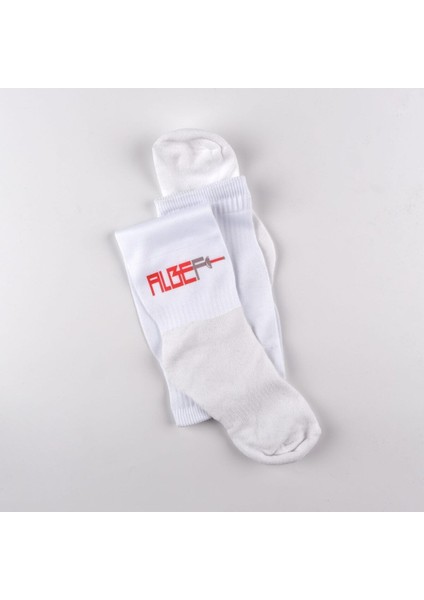 Marka Baskılı Eskrim Çorabı