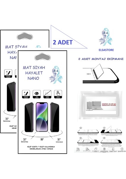 Nova 3i Nano Ekran Koruyucu 2 Adet Ultra İnce Esnek Mat Hayalet