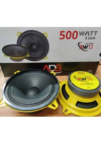 Şook Fiyat Hoparlör Fiyatına Midrange 13CM Ads Midrange 500WAAT