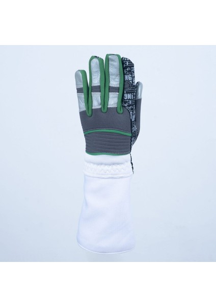 Epe/flöre Eldiven Yeşil Fencing Model 8 Numara Sağ