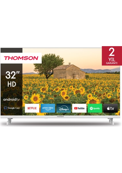 32HA2S13W 32" 82 Ekran Uydu Alıcılı HD Dolby Audio Android LED TV