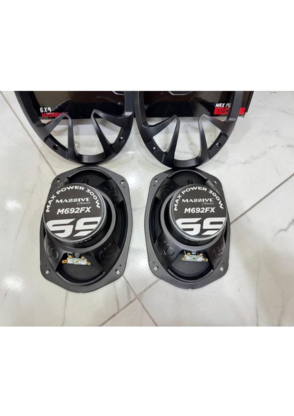 MS-M692FX Deprem Serisi Oval 6x9 Oto Midrange Hoparlör Çifti 600W-240W Rms Kapaklı fırsatları