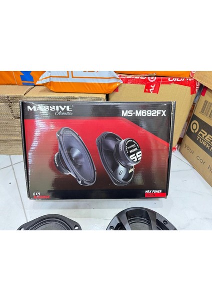 MS-M692FX Deprem Serisi Oval 6x9 Oto Midrange Hoparlör Çifti 600W-240W Rms Kapaklı indirimleri