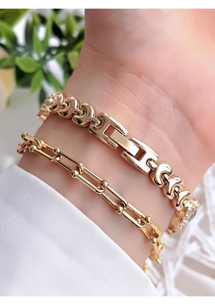 Özel Tasarım Taşlı Kasa ve Kordon Vintage Seri Kadın Kol Saati+ Bileklik Hediyeli CL8712.T1 fırsatları