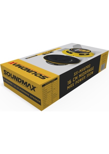 SX-MX6PRO 16 cm Midrange Hoparlör 350 Wat Maximum Power 150 Watt Rms Power fiyatları