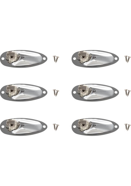 6 Adet Tekne Gitar Jakı 1/4 Inç Giriş Çıkış Jakı Plaka Soketi 6.35MM Krom Gümüş Strat Tarzı Gitar Parçaları (Yurt Dışından) fiyatları