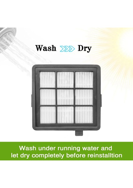 1154 116 Yıkama Zemin Makinesi Için 8 Adet Hepa Filtreler (Yurt Dışından) modelleri